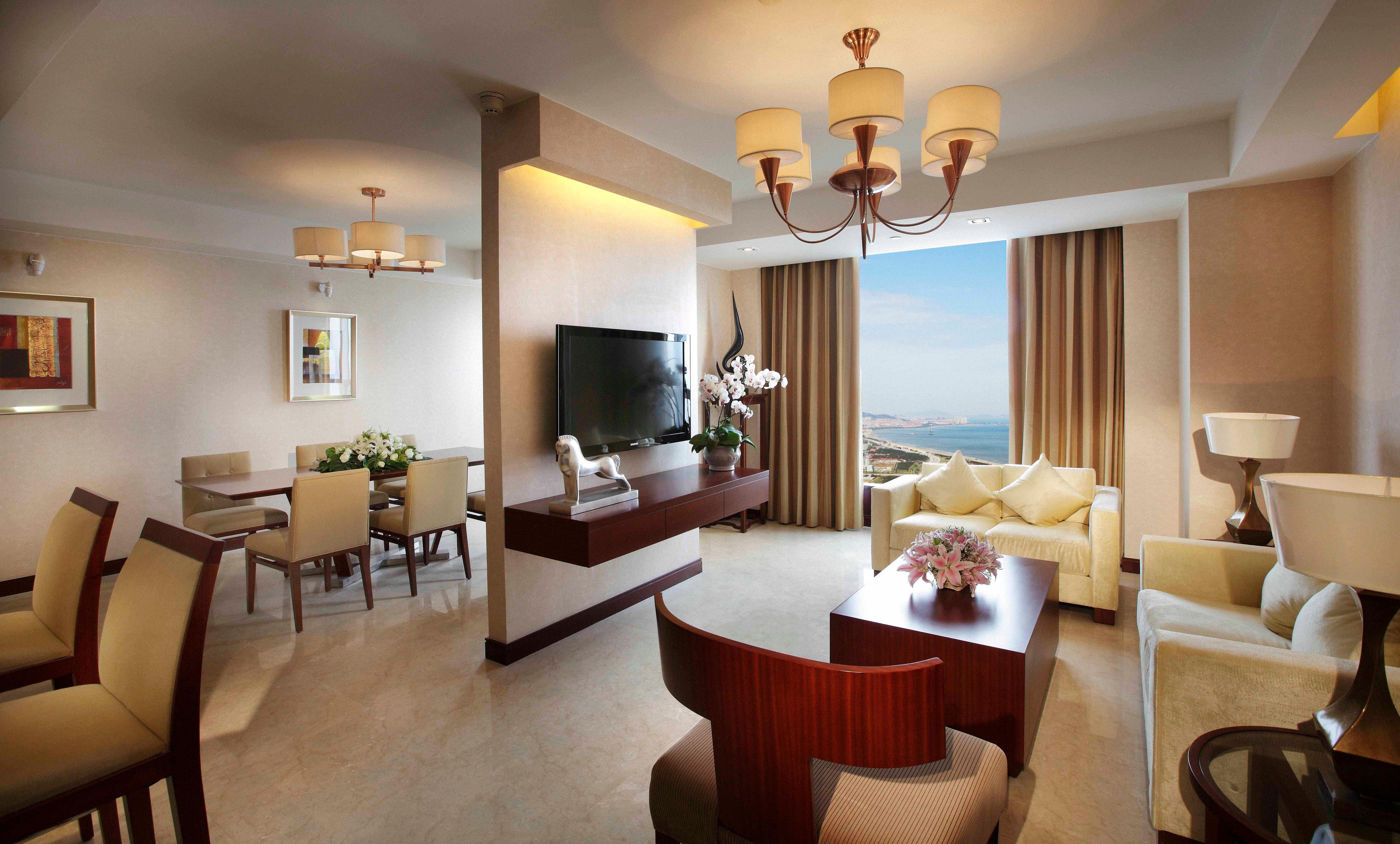 Crowne Plaza Yantai Sea View By Ihg Otel Oda fotoğraf